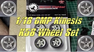 1/18 GMP Wheel Set Kinesis K58 | Review & Unboxing