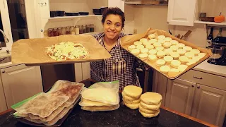 Massive Freezer Meal Prep for Postpartum: Buttery Biscuits, Pie Crust, Pizza Dough and MORE!