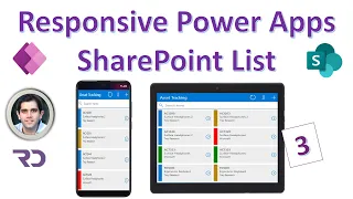 Create Responsive Power Apps from SharePoint list