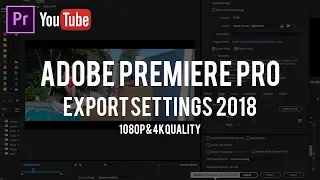 How To EXPORT in Premiere Pro for YOUTUBE | BEST Settings