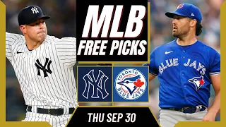 Free MLB Picks | Yankees vs Blue Jays Prediction (9/30/21) | MLB Betting Tips