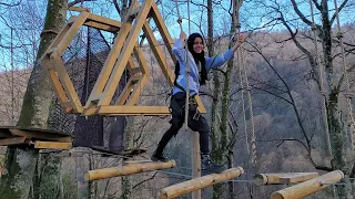 ⛰️Maryam's Adventurous Park (Climbing) on the Kartepe Mountain, Turkey