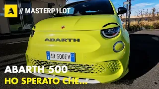 500e Abarth ELETTRICA | Ho SPERATO che NON fosse così...