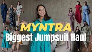 BIGGEST JUMPSUIT HAUL FROM MYNTRA | Best budget finds to suit all body types
