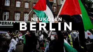 Полиция разгоняет демонстрацию в поддержку Палестины. Берлин.