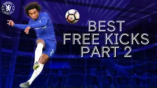 The Very Best Chelsea Free Kicks ft. Willian, Alonso & Lampard 🎯 | Part 2