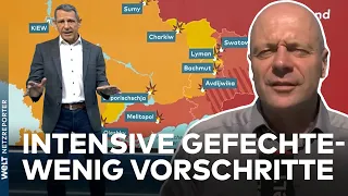 UKRAINE-KRIEG: Kiew meldet "komplizierte Lage" an Ostfront - Intensive Gefechte - wenig Vorschritte