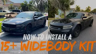 HOW TO INSTALL WIDEBODY KIT ON DODGE CHARGER