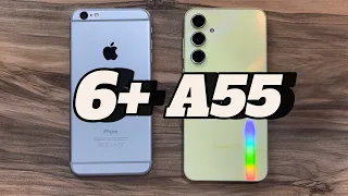 iPhone 6 Plus vs Samsung Galaxy A55