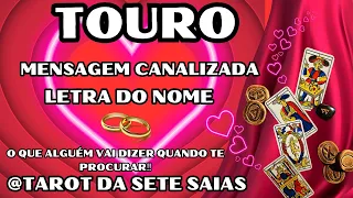 💕TOURO💞ESSA PESSOA NÃO TIRA VOCÊ DA CABEÇA🥰SONHA MUITO COM VOCÊ‼️