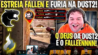 PRIMEIRA DUST2 DA FURIA!🔥 FURIA vs PASSION UA - (DUST2 COMPLETA) - CCT Season 2 Europe Series 3