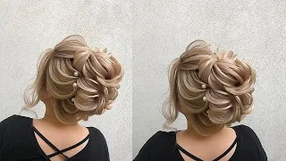 #weddinghairstyle #coctexturat Wedding Hair Style Video Tutorial Текстурныии Пучок