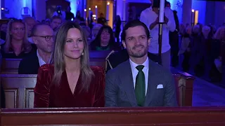 Prince Carl Philip and Princess Sofia attend Christmas in Vasastan concert