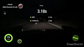 Corvette C5 Z06 0-100 100-200 km/h Dragy Beschleunigung 1/4mile Accelerate