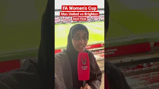 Man United Women 🔴 vs Brighton Women 🔵 | FA Women's Cup Semi-Final #shorts