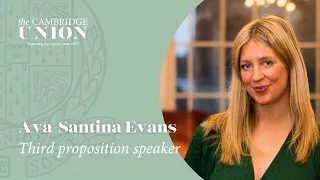 Ava-Santina Evans | This House Believes You Have No Right To Inherit Wealth | Cambridge Union