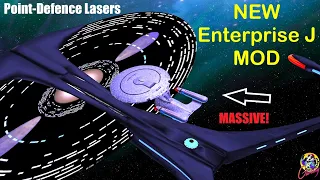 4K NEW Enterprise J Canon Mod - MASSIVE-  Battle Tests - Star Trek Ship Battles - Bridge Commander