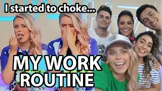 MY WORK ROUTINE - TV Presenter For Disney Channel!