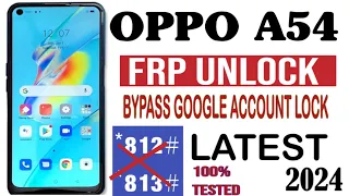 Oppo A54 (Cph2239) Frp Bypass/Unlock 2024 Reset Method Not Working | oppo a54 frp bypass