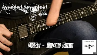 AVENGED SEVENFOLD - LOST Guitar Solo Cover (One Handed Guitarist) | BC RICH Beast - Fishman Fluence