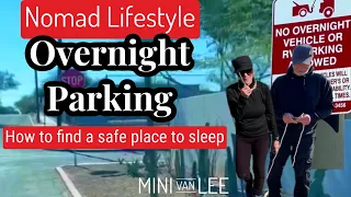 My Secret Life in my Minivan (how to find an overnight parking spot)