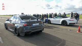 740HP BMW M3 F80 Mosselman vs 650HP LCE Performance Porsche 992 Carrera S