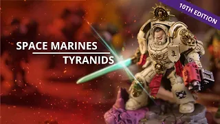 NEW Space Marines vs Tyranids - A 10th Edition Warhammer 40k Battle Report
