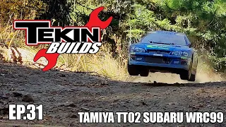 Tamiya TT-02 Subaru WRC99 RC Rally Car | Tekin Builds Ep.31