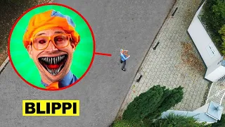 DRON ATRAPA AL MALVADO BLIPPI con VLAD y NIKI EN LA VIDA REAL A LAS 3AM !!