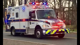 Teaneck Ambulance Compilation #3 (AIR HORN, POWERCALL, Q-SIREN)