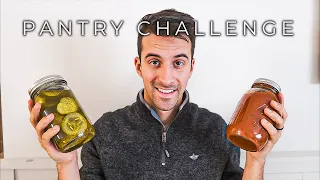 No Grocery Store For 2 Months?! | Pantry Challenge