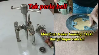 Membuat sendiri treker bearing dari limbah.