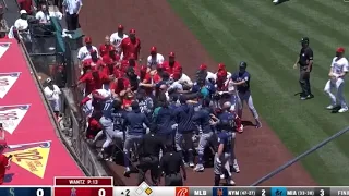 Huge brawl breaks out at Angels vs Mariners game