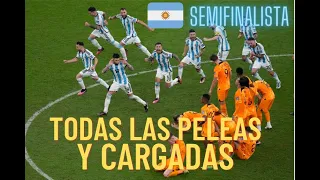 ARGENTINA SEMIFINALISTA ELIMINANDO A PAISES BAJOS !! CAMARAS INEDITAS DE LAS PELEAS Y CARGADAS!