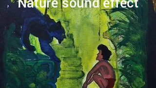 Flute (raag bhup) nature background