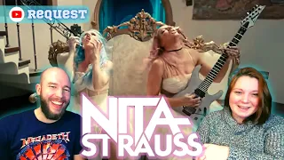 Greatest female guitarist? NITA STRAUSS - The Wolf You Feed ft. Alissa White-Gluz REACTION #reaction