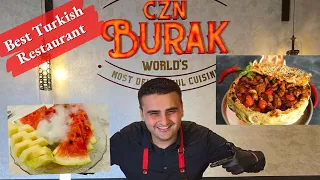 The most Viral Chef | CZNBurak Restaurant | Celebrities favorite restaurant | Turkish Food Tour