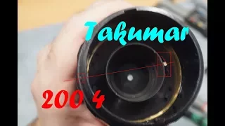 Takumar 200mm 4 - Disassembly, Assembly, Refurb