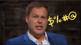 Peter Jones swearing during Dragons Den Pitch. Series 18 Episode 8.