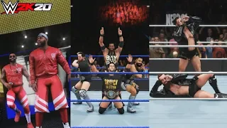 WWE 2K20 Tag Team Entrances : The Usos, New Day, Rock n Sock & More