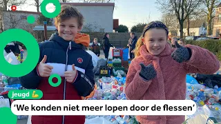 Kinderen zamelen geld in tijdens landelijke actie-dag voor Oekraïne