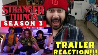 STRANGER THINGS SEASON 3 | TRAILER REACTION & REVIEW!!!