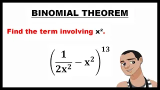 BINOMIAL THEOREM || FINDING THE TERM WITH X^2