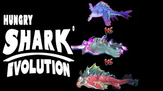 ABYSSAURUS VS BEHEMOTH VS SHARKNAROK 🔥 | Hungry Shark Evolution