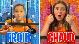 Chaud VS Froid Prison Challenge !