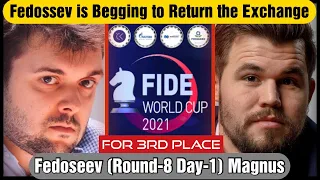 Anger of Semi-Finals got Burst upon Fedoseev | FIDE World Cup 2021
