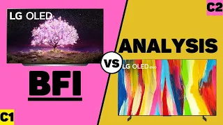 LG C1 VS LG C2: Black Frame Insertion Comparison and Analysis