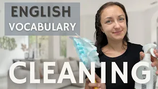 Everyday English Vocabulary - CLEANING 🧽🪣 - English lesson to help improve your vocabulary!