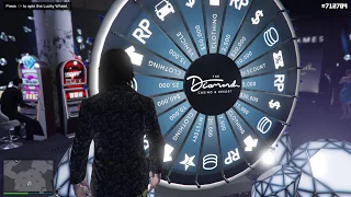 GTA ONLINE - Lucky Wheel - Winning the Car (Casino Update)
