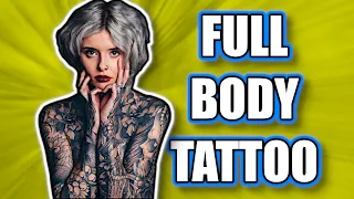 90% of Her Body Covered in Tattoos | Woman Has Her Entire Body Covered in Tattoos